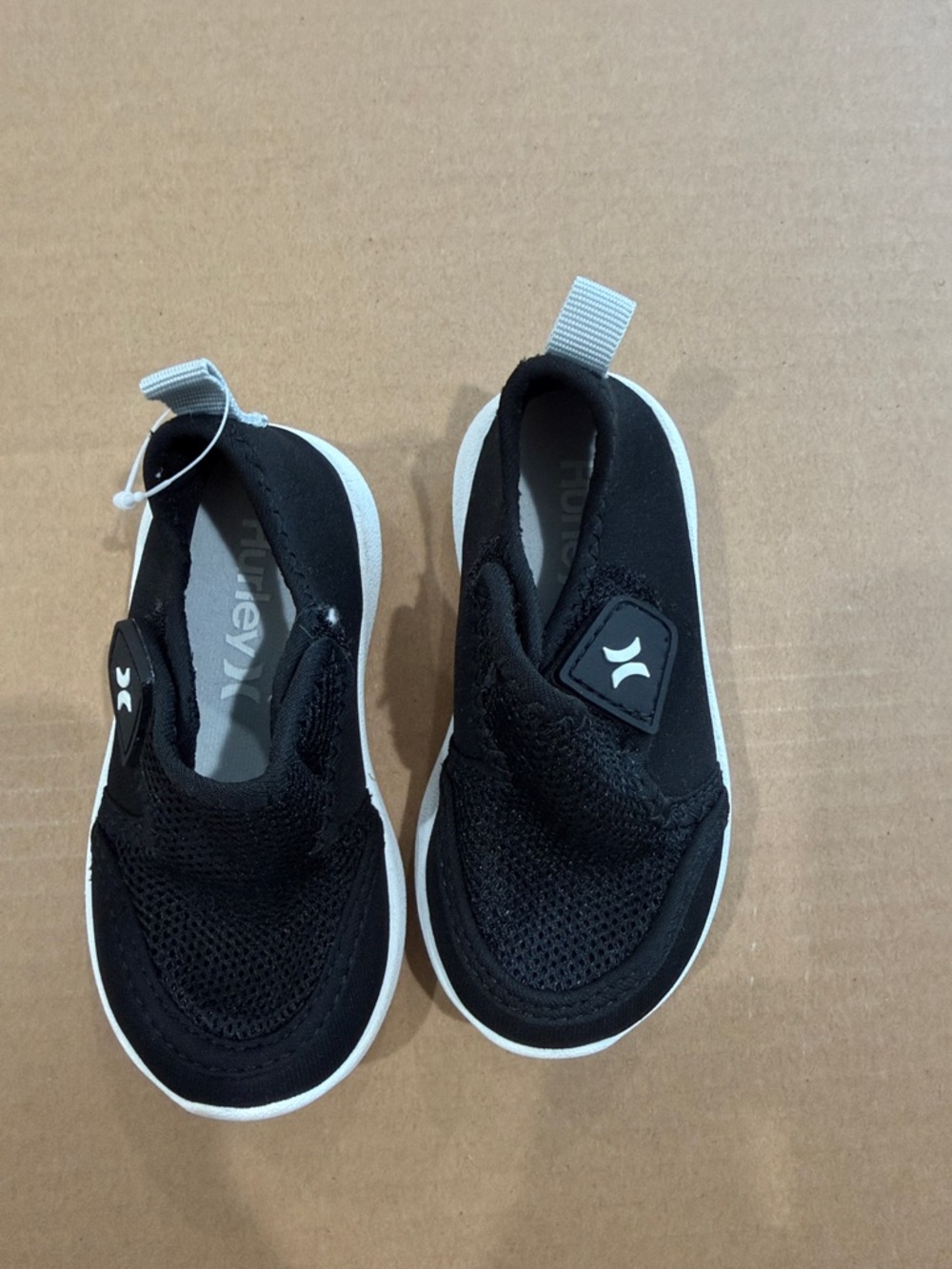 Hurley Kids' Black Slip-On Mesh Sneakers